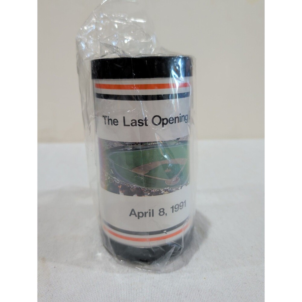 Vintage 1991 MLB Baltimore Orioles Last Opening Day 6.25" Mug, Coors Light NEW